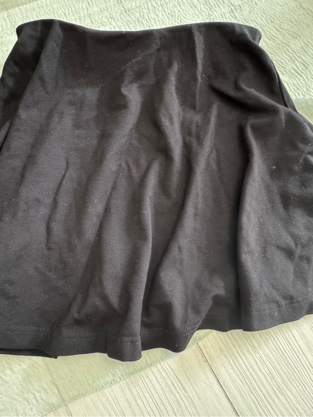 H&M Black Circle Skater Skirt